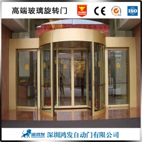 弧形玻璃旋转门