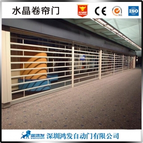 电动亚克力水晶升降门