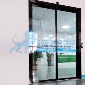 90度电动地弹簧平开门—视频展示