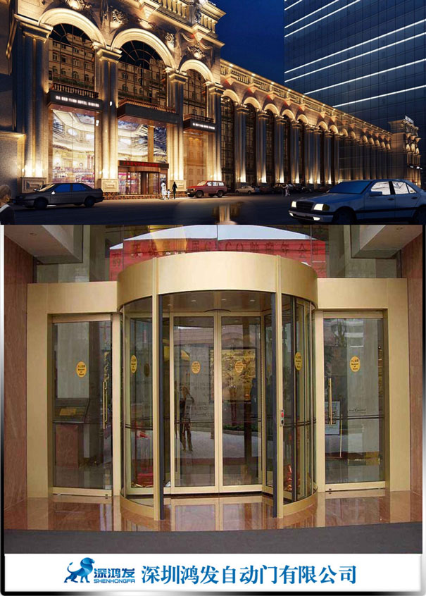 高端酒店前门玻璃选装门 高端酒店前门玻璃选装门