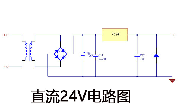 直流24V电路图 直流24V电路图