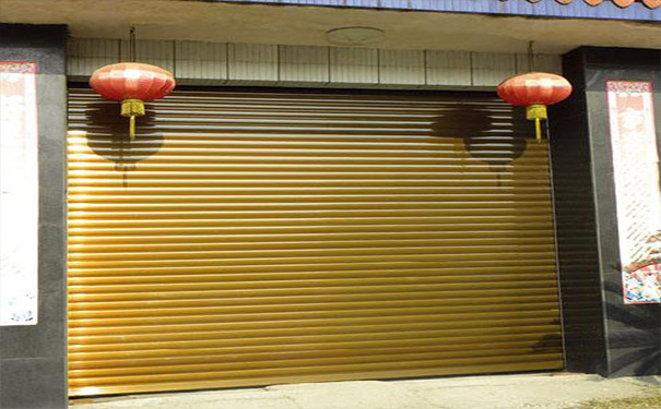 金色铝合金卷帘门