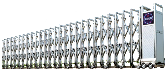 雷诺4号不锈钢伸缩门图片 雷诺4号不锈钢伸缩门图片