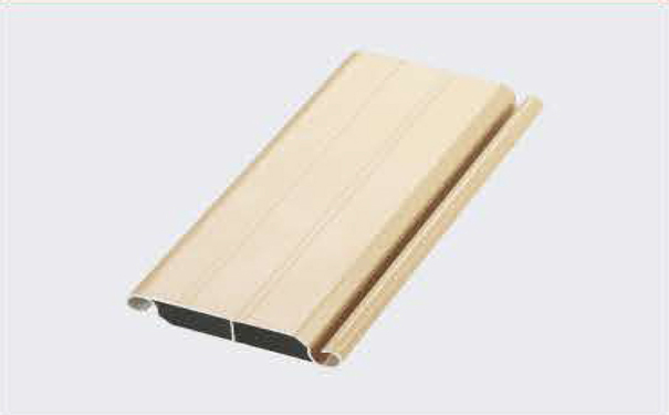 亮光黄正反卷铝合金卷帘门片