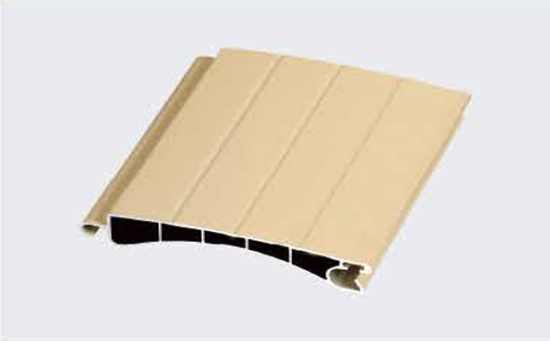 亮光黄双层4筋铝合金卷帘门片