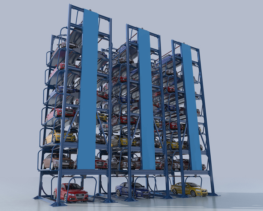 垂直循环提升停车场