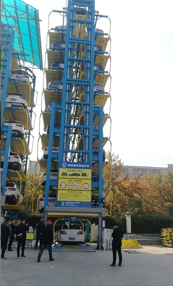 快速门应用在垂直提升循环停车场工程案例