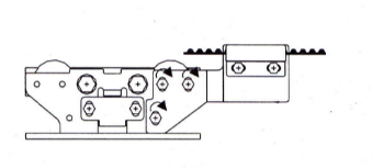 自动门机组固定架螺丝安装 自动门机组固定架螺丝安装
