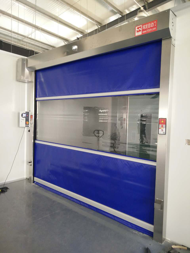 新风系统仓库快速门图片