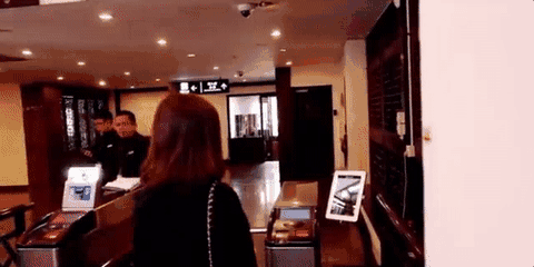 自动门刷脸门禁.gif