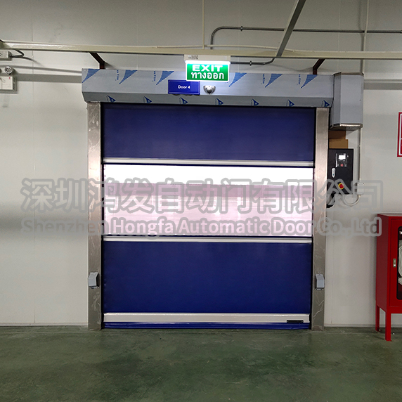 出口泰国仓库安装的快速门