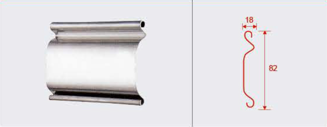 高82mm宽18mm不锈钢门帘片 高82mm宽18mm不锈钢门帘片