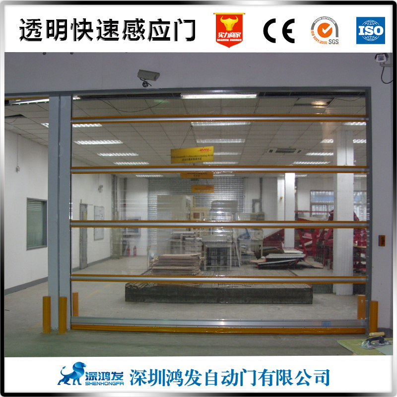 透明快速感应门案例3