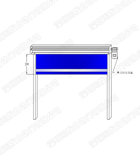 快速门安装门帘 快速门安装门帘