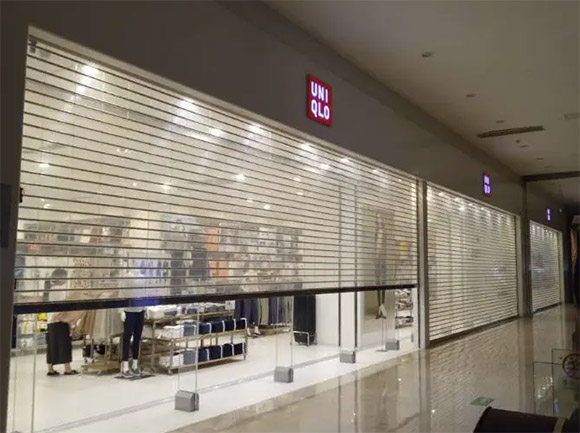 水晶卷帘门安装教程