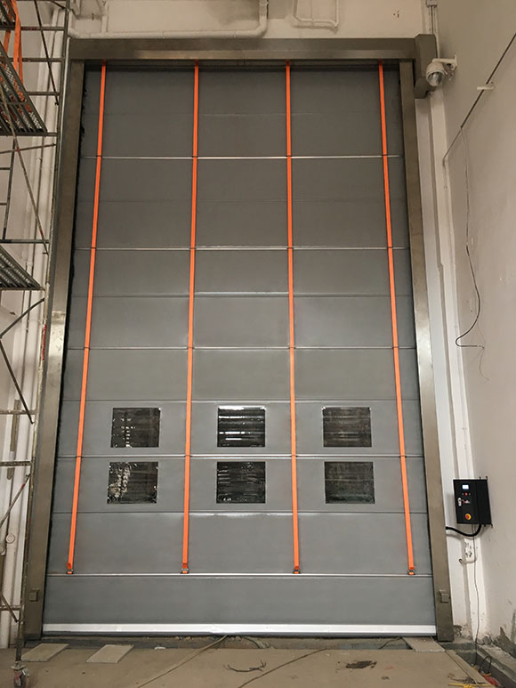 超高型快速堆积门