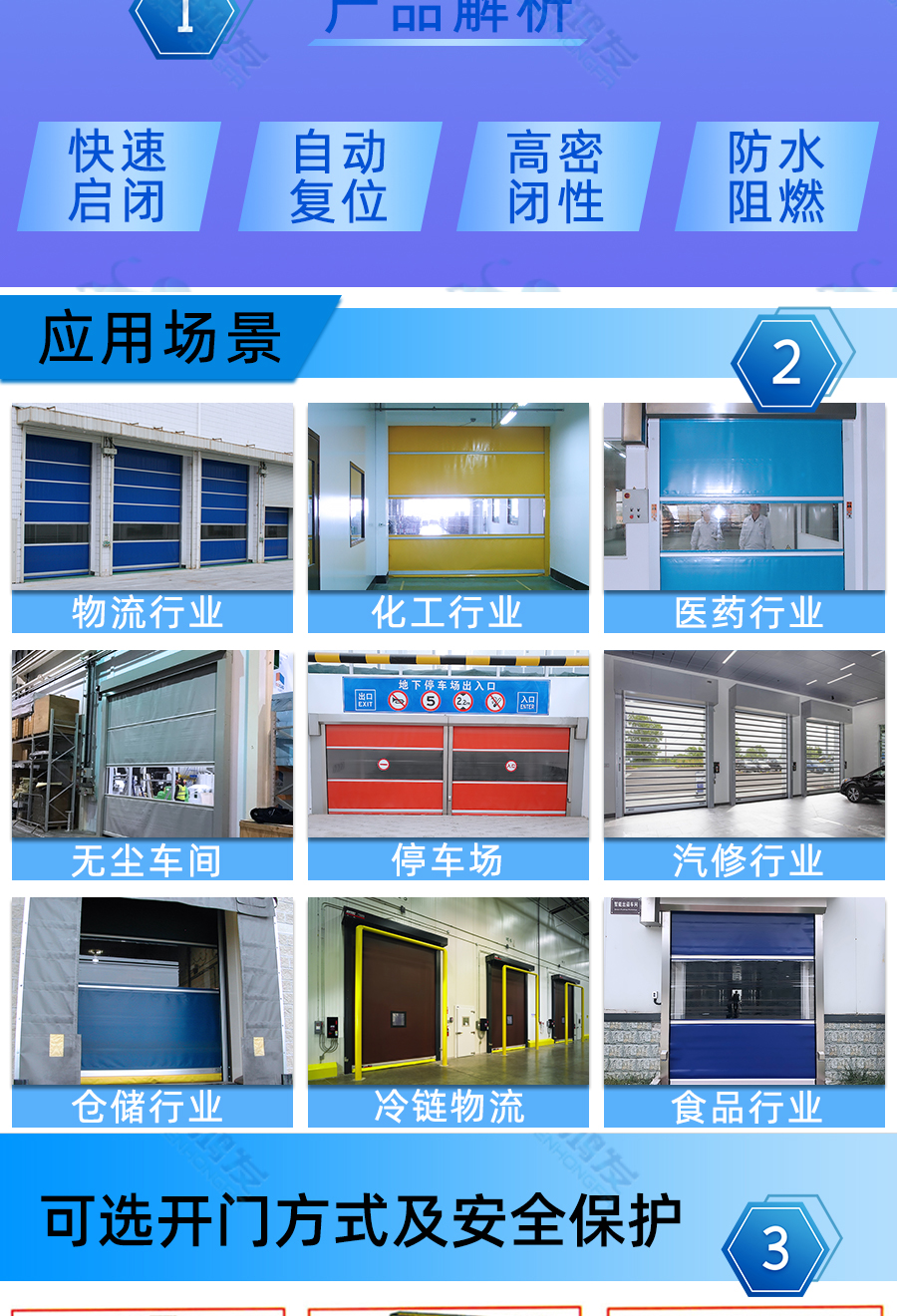 货淋室快速卷帘门 货淋室快速卷帘门